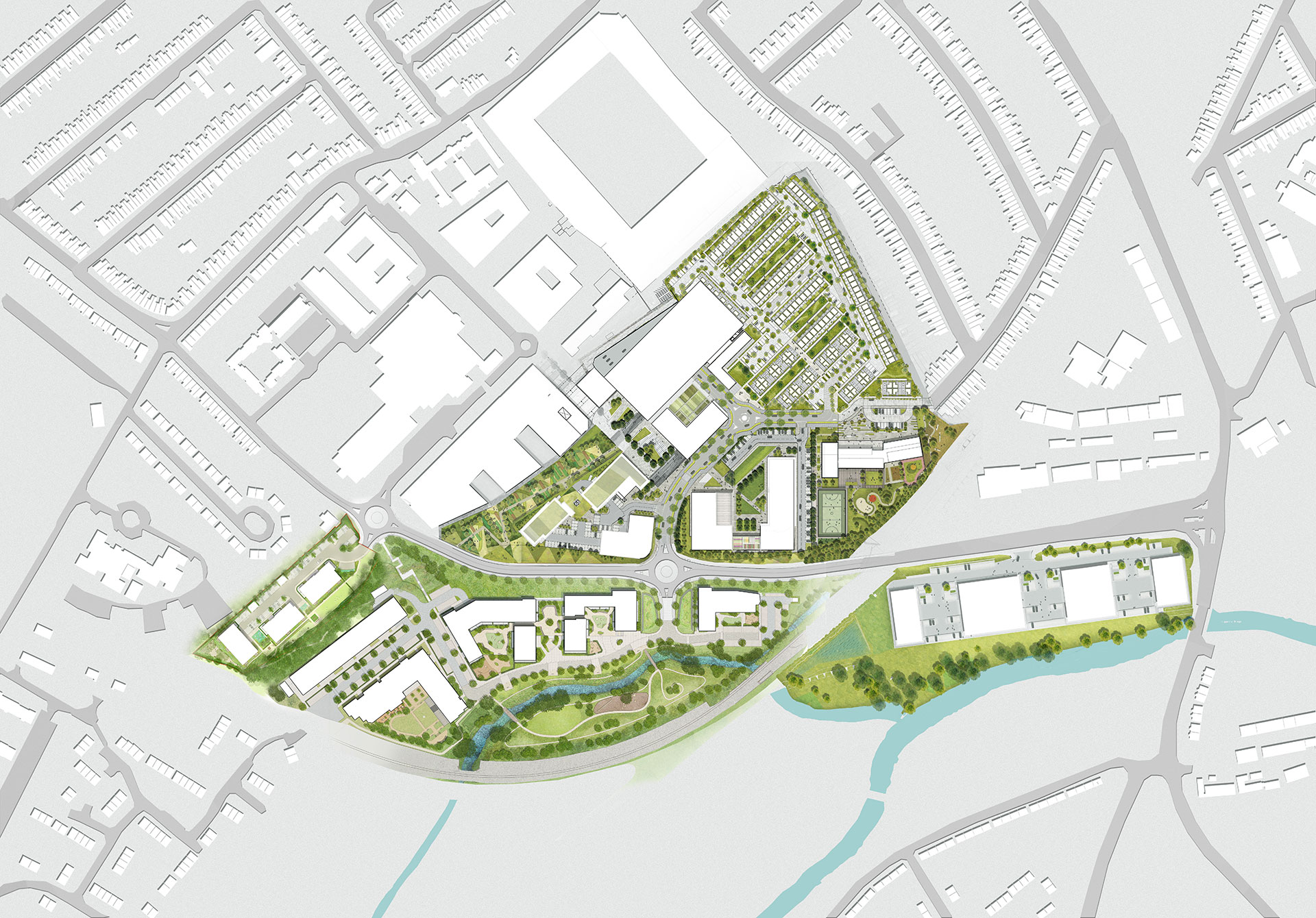 Watford Riverwell Northern Masterplan Pod Architects